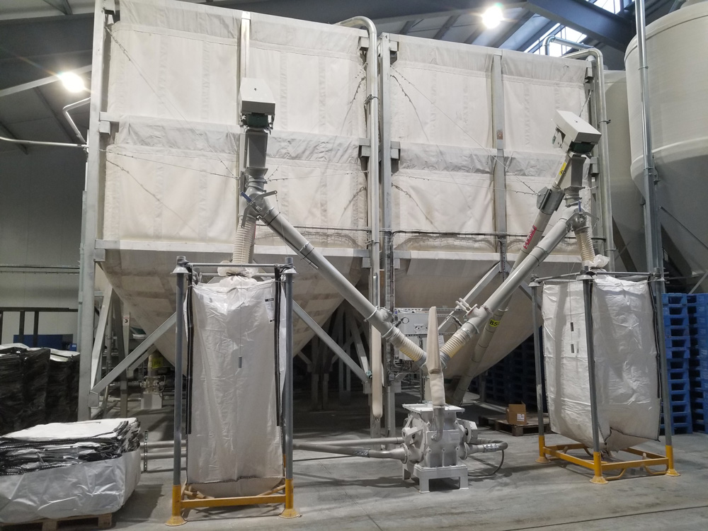 Stockage et remplissage Big bag